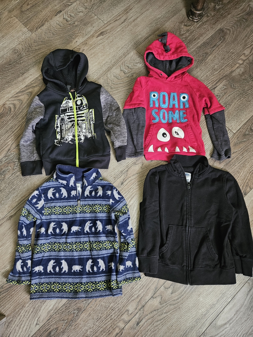 Lot Of 4 Boys Sweatshirts/Fleece